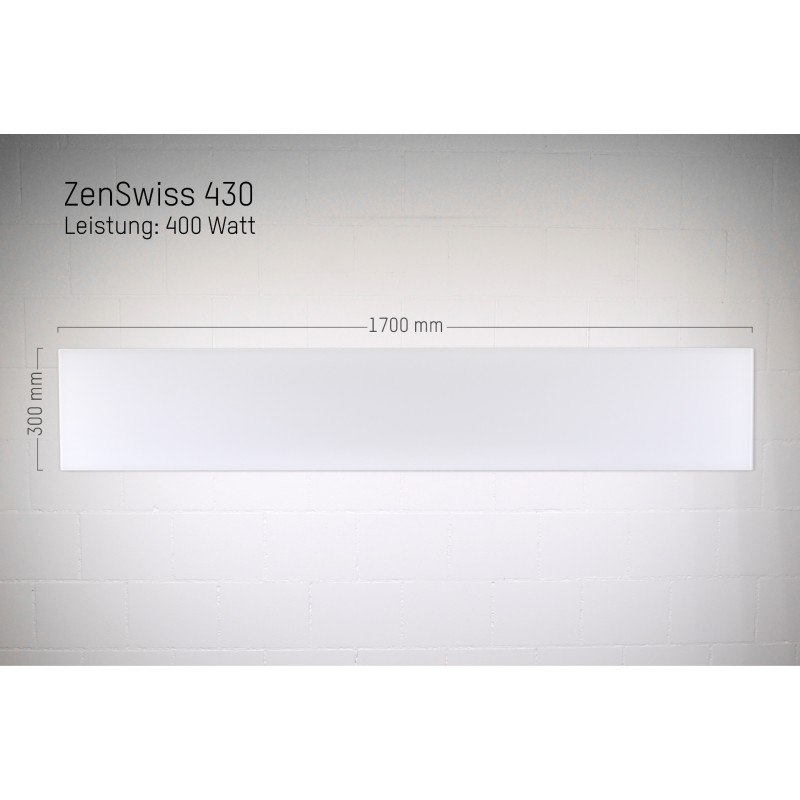 ZenSwiss Infrarotheizung 30 x 170 cm / 400 Watt