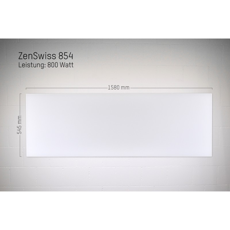 ZenSwiss Infrarotheizung 54 x 158 cm / 800 Watt